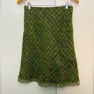 Express Green wool skirt size 4